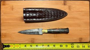 Spear Point Dagger with Sheath