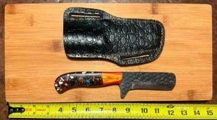 Coping Style Knife with Sheath