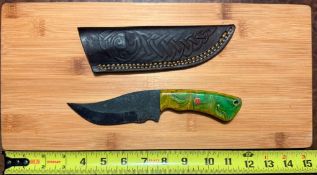 Clip Point Knife with Sheath