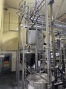 2500 gal. Vertical Single Wall Stainless Saver Tank