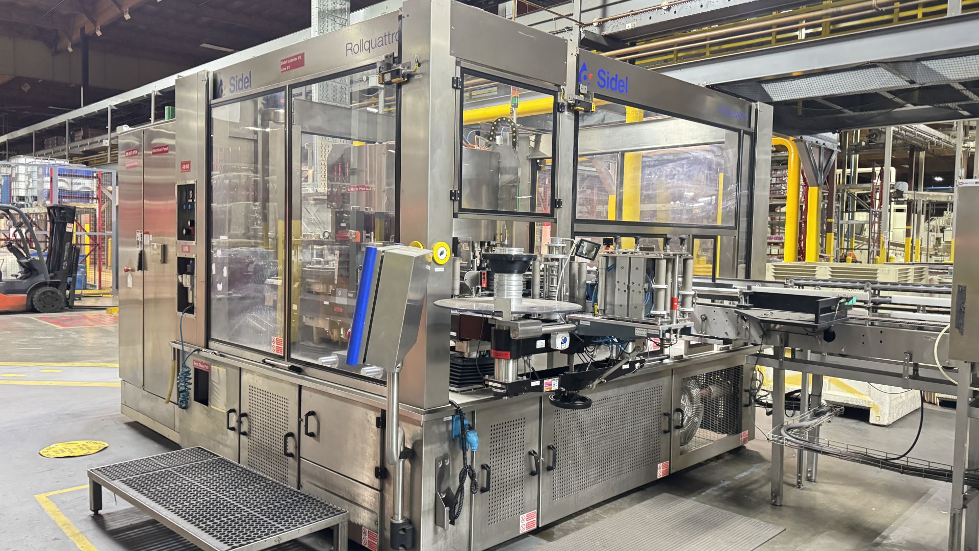 Laboler Sidel Labeler #1, model RollQuattro, s/n SLSEAD404818, 24 Stations ...