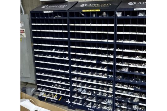 [Lot] of Applied Hardware and Cubies, (2) Multi compartment parts ...