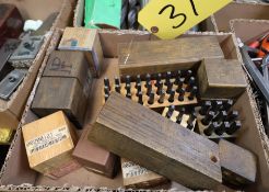 Lot - Letter & Number Punch Die Stamps