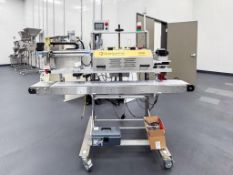 QuantumPak Q800CG-6X Continuous Bag Sealer with Sneed Titan Printer