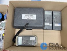 (LOT) DIGITAL THERMOMETERS INCLUDING (2) FLUKE 52, IMS AND ELECTRO-THERM SRH77A