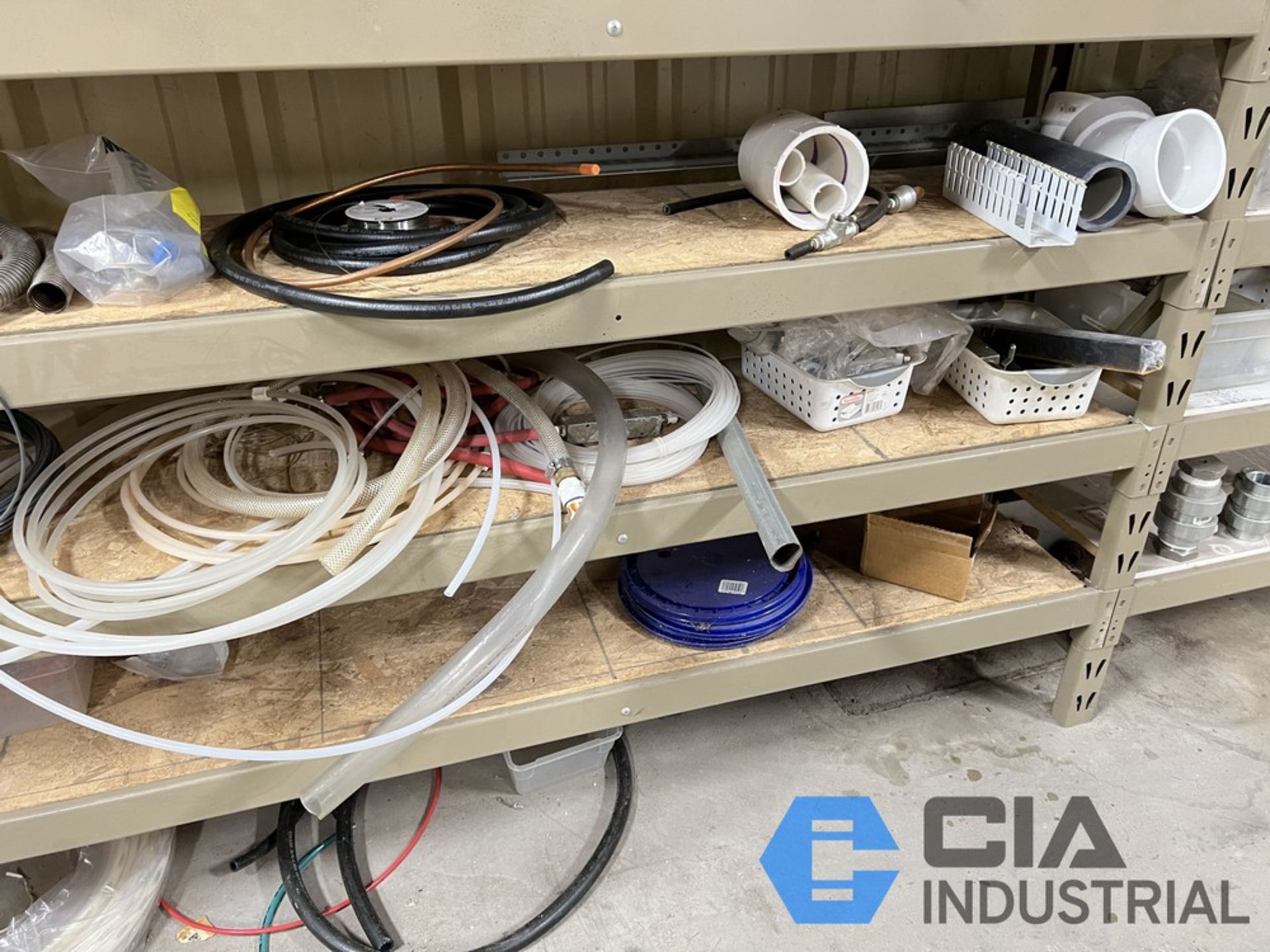 Pump Drive Rack (LOT) CONTENTS OF (5) SECTIONS RACK INCLUDING HARDWARE, ELECTRONICS ...