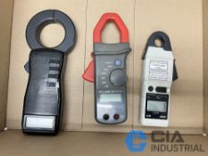 (LOT) (3) CLAMP METERS