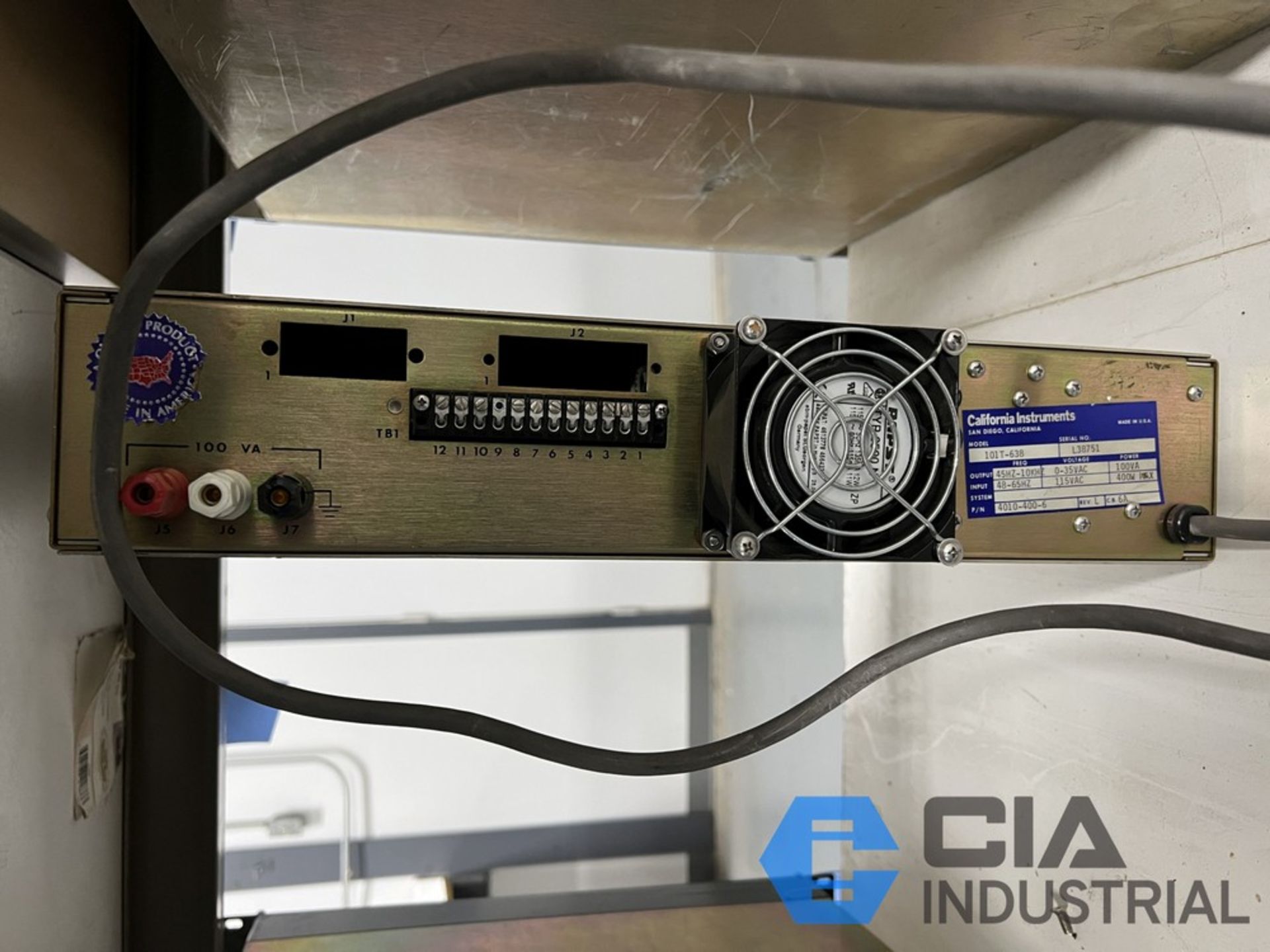 CALIFORNIA INSTRUMENTS MODEL 101T AC POWER SUPPLY