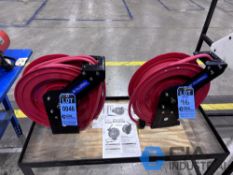 GLOBAL INDUSTRIAL MODEL 534173 RETRACTABLE AIR HOSE REELS, 3/8" NPT X 50'
