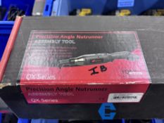 20 VOLT INGERSOLL RAND MODEL QXN2AT10P56 CORDLESS PRECISION ANGLE NUTRUNNER WITH BATTERY AND