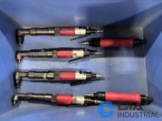 (4) UNIVERSAL TOOL MODEL UT8960-2 PNEUMATIC RIGHT ANGLE NUTRUNNERS WITH (2) UNIVERSAL TOOL MODEL