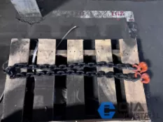 (NEW) 7' X 1/2 TON CM HAMMERLOCK CHAIN WITH CLERIS GRAB HOOKS