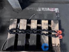 (NEW) 7' X 1/2 TON CM HAMMERLOCK CHAIN WITH CLERIS GRAB HOOKS