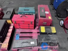 (LOT) (6) TOOLBOXES WITH MISC. TOOLS