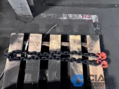 (NEW) 7' X 1/2 TON CM HAMMERLOCK CHAIN WITH CLERIS GRAB HOOKS