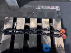 (NEW) 7' X 1/2 TON CM HAMMERLOCK CHAIN WITH CLERIS GRAB HOOKS
