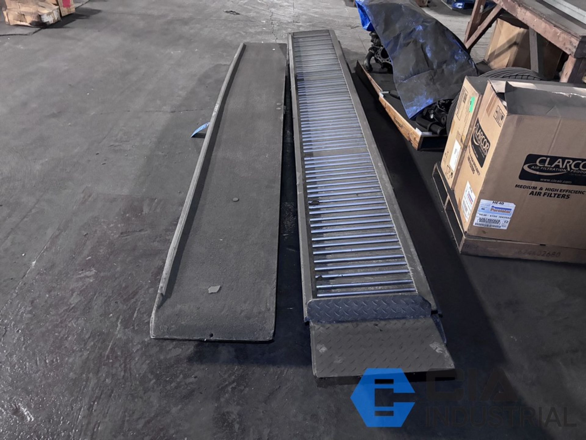 (LOT) (4) MISCELLANEOUS ALUMINUM LOADING RAMPS, (2) 18