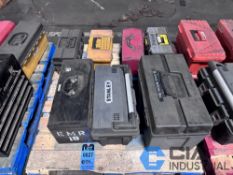 (LOT) (7) TOOLBOXES WITH MISC. TOOLS