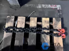 (NEW) 7' X 1/2 TON CM HAMMERLOCK CHAIN WITH CLERIS GRAB HOOKS