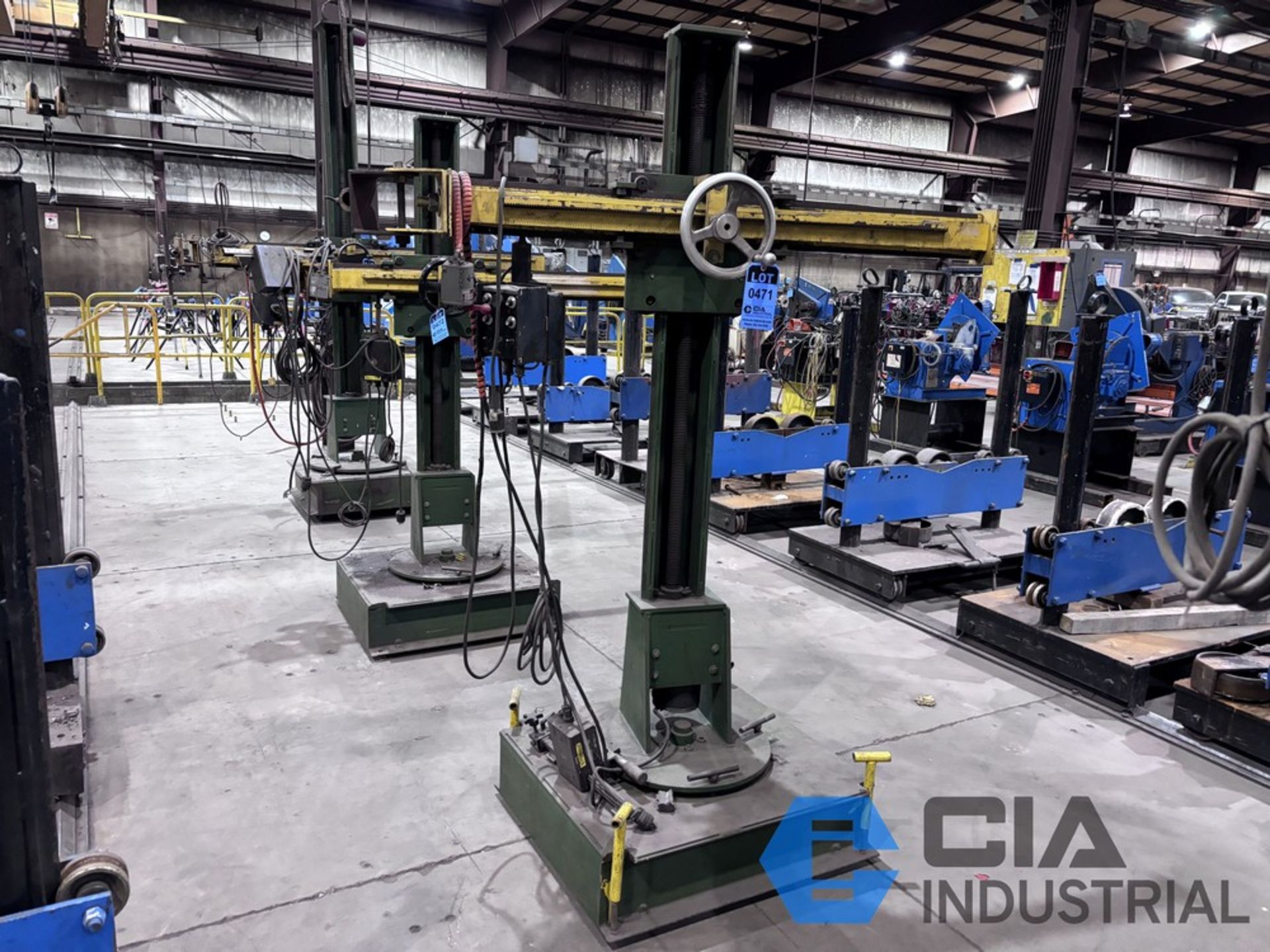 4' X 4' BUGO SYSTEMS WELDING MANIPULATOR; S/N 44-187, BUGO CONTROL
