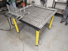 STRONGHAND TOOLS BuildPro welding table 48" x 48" & clamps