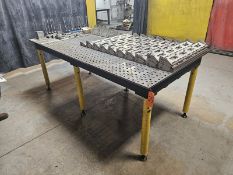 STRONGHAND TOOLS BuildPro welding table 48" x 96" & clamps - NO PRODUCT INCLUDED