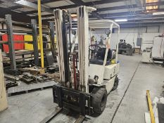AC Material Handling Corp. Model P30 forklift - LP gas, Semi pneumatic tire, 3 stage mast, 2090lb