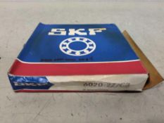Qty: 2 INV BBB0000000684 Lot 28 Condition Unused Open Factory Box Make SKF Model 6020-2Z/ Type Singl