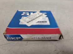 Qty: 4 INV BRG0050010086 Lot 1 Condition Unused Opened Factory Box Make SKF Model 6216-2Z/C3 Type Si