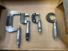 (4) Fowler Micrometers inv: 599