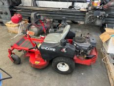 Encore F34KL5 Zero-Turn Mower, Kawasaki 15 HP engine, 34-inch cutting width, gasoline fuel type, hyd