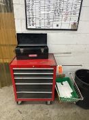Craftsman Tool Chest with 5 Drawers and Toolbox inv: 693
