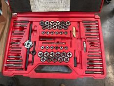 Snap-On TDTDM500A 76 Piece Tap and Die Set, includes double hex die, alloy steel, adjustable tap wre
