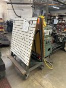 Industrial A-Frame Rolling Peg Board Cart inv: 685
