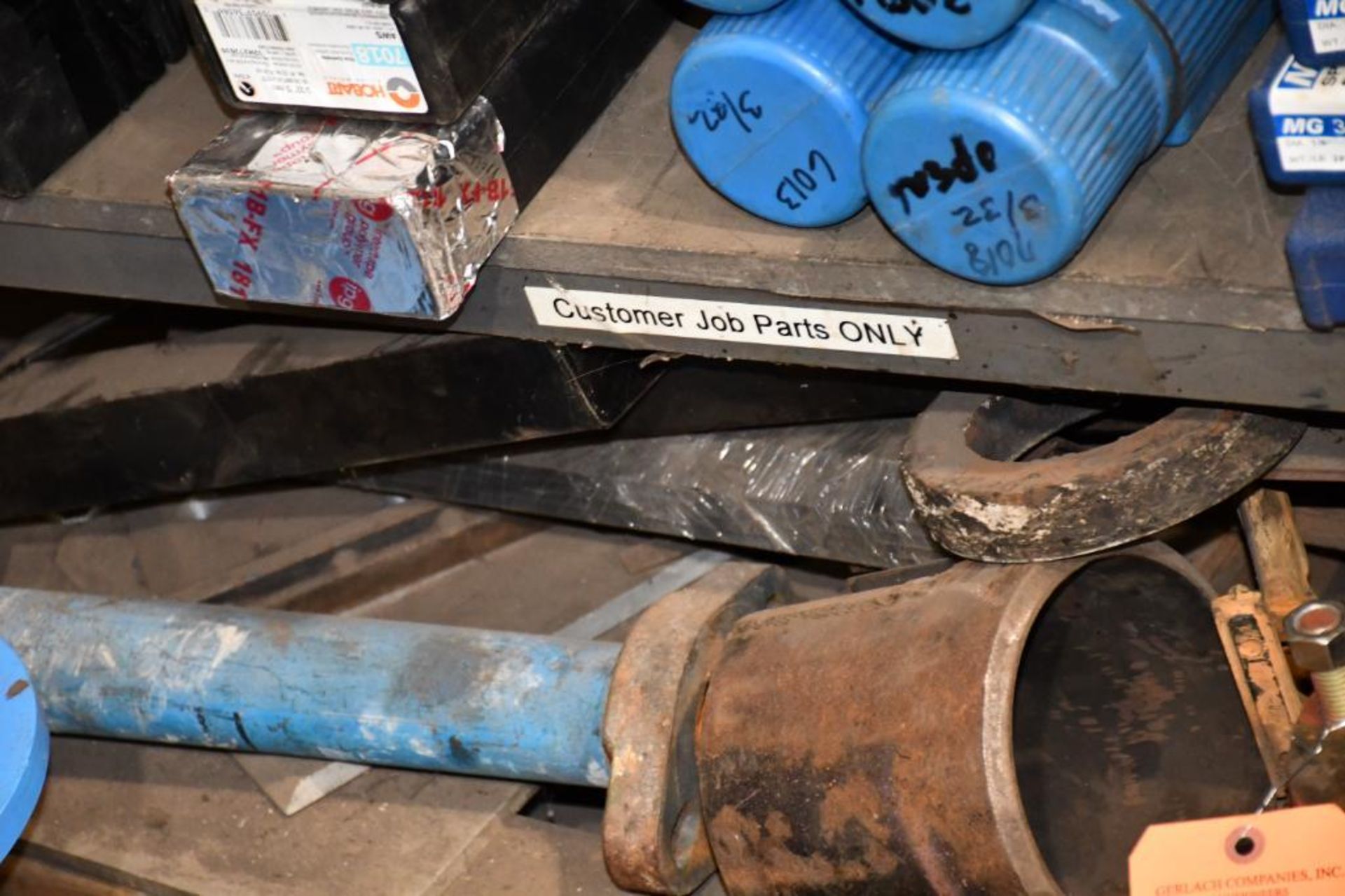 Under Pallet Racking Sweeper ASSORTED STEEL PARTS UNDER PALLET RACKING