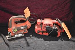 BLACK & DECKER JIG SAW AND TOOL SHOP BELT SANDER