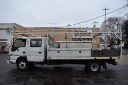 (2007) Chevrolet/Isuzu Crew Cab/Cab Over 14' Stake Bed Truck, Model W4500,