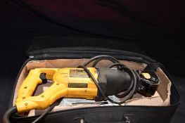 DEWALT RECIPROCATING SAW WITH CASE AND BLADES, MODEL DW304P