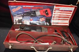 MILWAUKEE SUPER SAWZALL WITH BLADES AND CASE