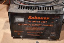 SCHAUER 10 AMP 24 VOLT AUTOMATIC BATTERY CHARGER - 24 VOLT ONLY