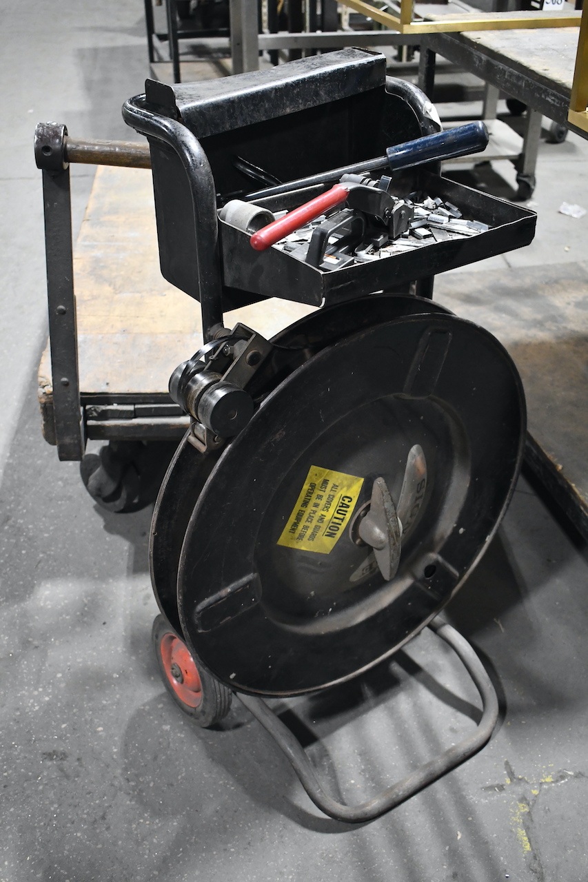 SIGNODE STEEL STRAPPING CART WITH TOOLS