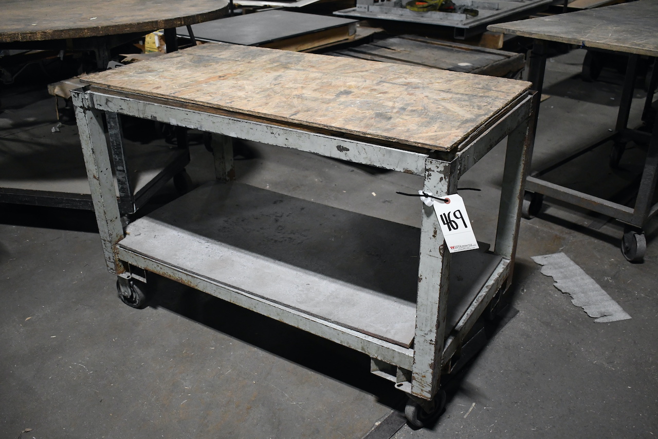 HEAVY DUTY SHOP CART (NO CONTENTS)