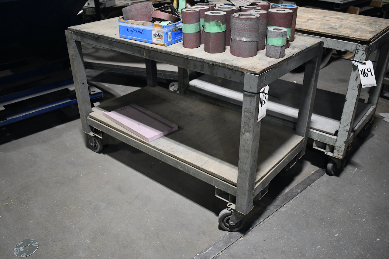 HEAVY DUTY SHOP CART (NO CONTENTS)