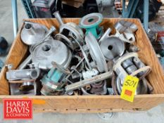 Assorted Pump Parts with Gaylord Box on Skid (Location: West Seneca, NY)