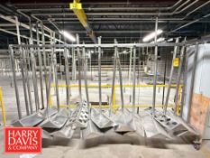 Cheese Vat Curd Equipment, Including: Paddles, Plows and S/S Portable Rack (Location: West Seneca