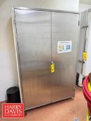 S/S Storage Cabinets: 4' Width x 75