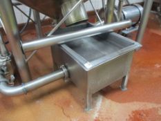 S/S Rectangular Tank with Strainer Basket