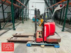 Raymond 6,000 LB Capacity Stand-Up Rider Pallet Jack, Model: 8400, S/N: 840-99-50694 (Battery Not