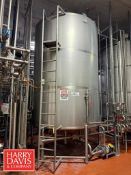 5,000 Gallon Dome-Top, Cone-Bottom Vertical S/S Tank