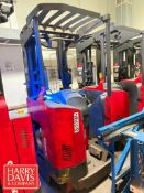 Raymond 3,500 LB Capacity Stand-up Reach Fork Truck, Model: 750-R35TT, S/N: 750-19-AC72358